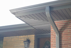 Vented aluminum soffit