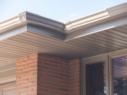 Beige-toned fascia boards